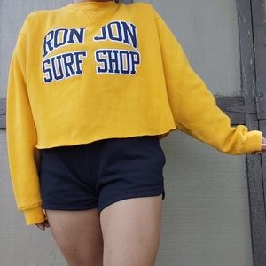 SOLD Ron Jon Cropped Crewneck